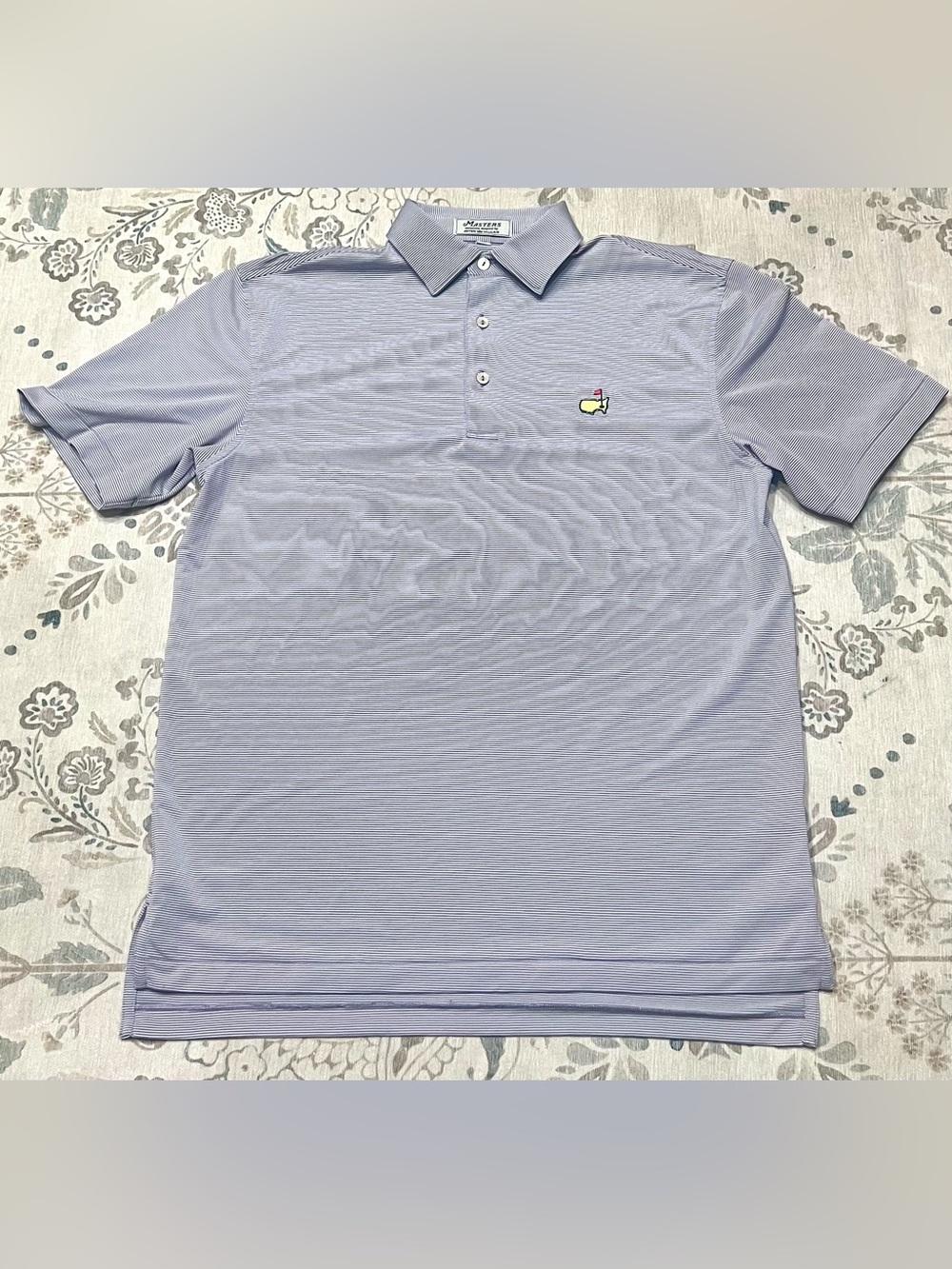 Peter Millar Masters Augusta Golf
Polo Shirt Purple White Summer
Comfort Small